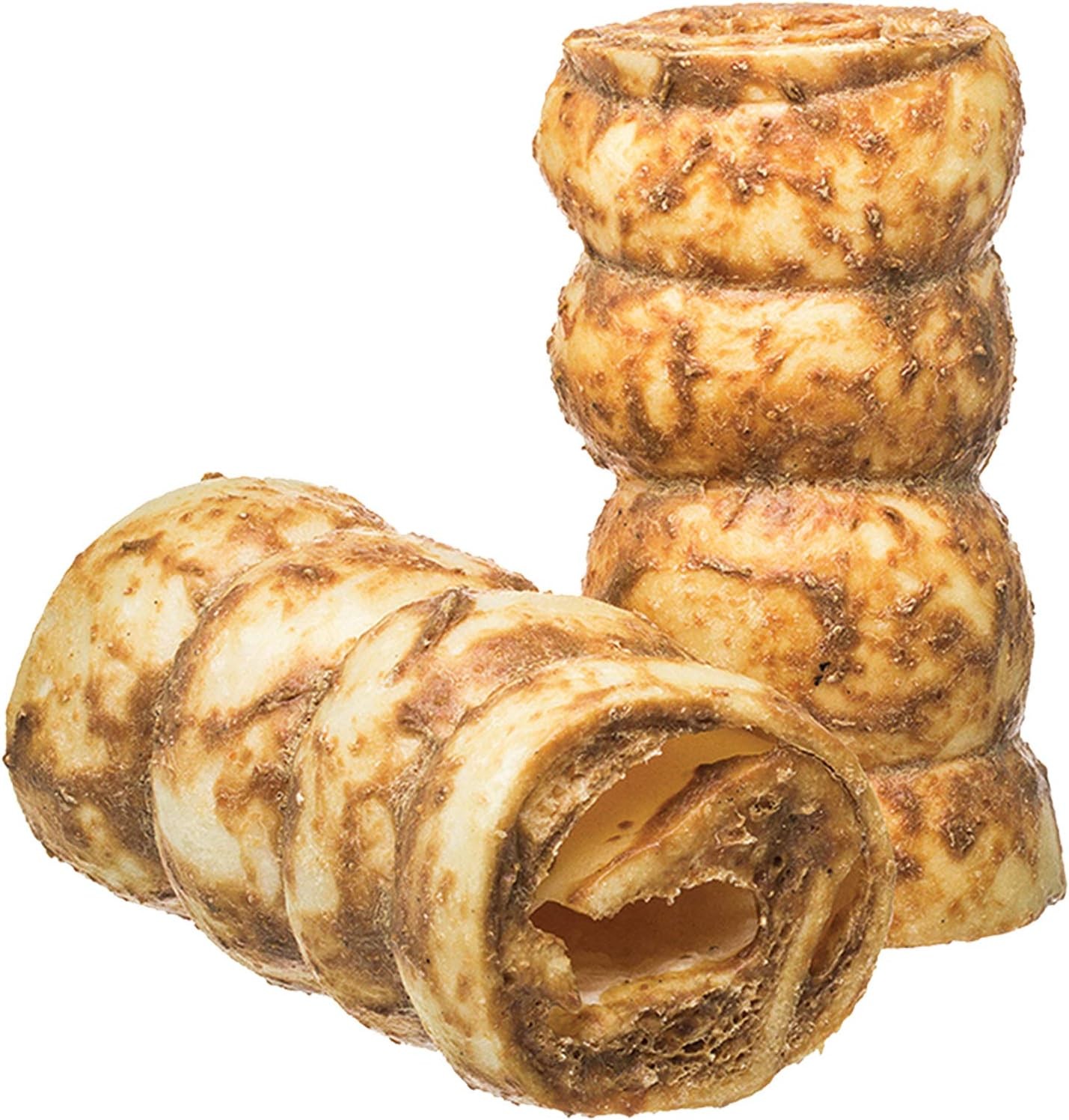 Redbarn Pet Products All-Natural Beef Cheek Rolls for Dogs, Grain-Free Cow Cheek