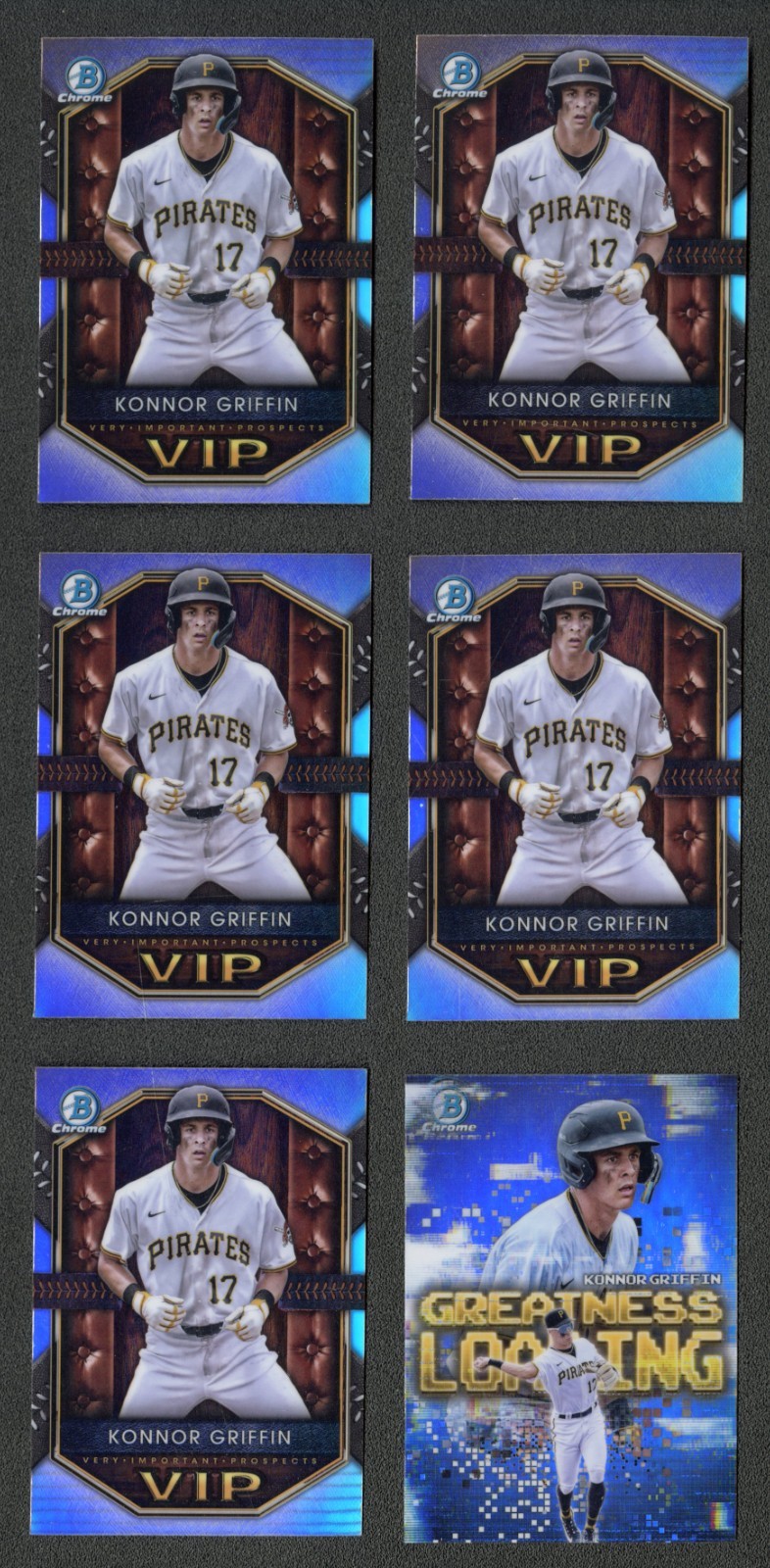 2025 Bowman Chrome MLB Lot of 6 Konnor Griffin Rookie Inserts VIP Padres