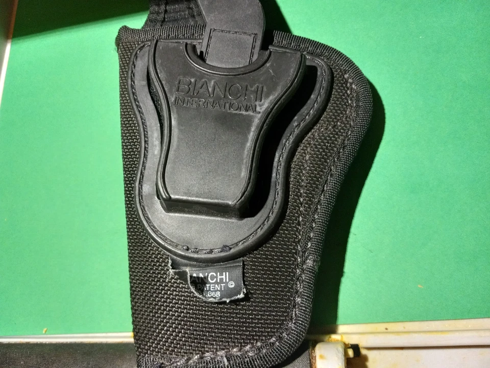 Bianchi nylon belt holster size 13 full size auto glock 17 sig p226 ruger p89 - Image 3 of 3