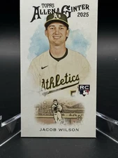 2025 Allen & Ginter #N222-23 Jacob Wilson MINI SP VARIATION - Athletics