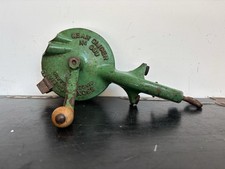 Bean Slicer Spong & Co 633  Table Clamp Vintage Green