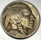 1921 P Buffalo Nickel (VF) Very Fine Condition 5c Five Cent US Coin - 1016