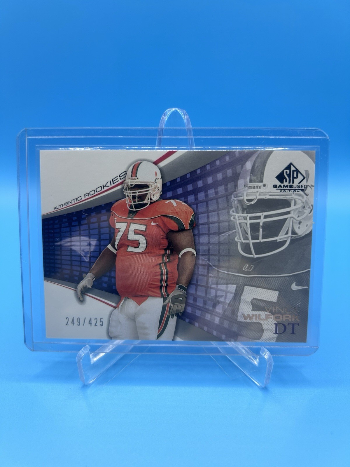 Vince Wilfork SP Game Used #190 Base
