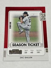 2021 Panini Contenders Baseball #98 - Zac Gallen - Arizona Diamondbacks