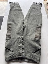 vintage 30X30 1945 WWII Military Wool Gray pants military trousers CARGO
