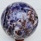 TOP Dream Amethyst Quartz Crystal Sphere Ball Healing 2400g — photo 7