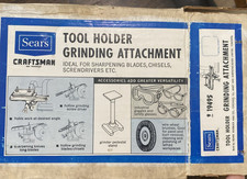 Vintage Sears Craftsman Tool Holder & Grinding Attachment #19495 NEW