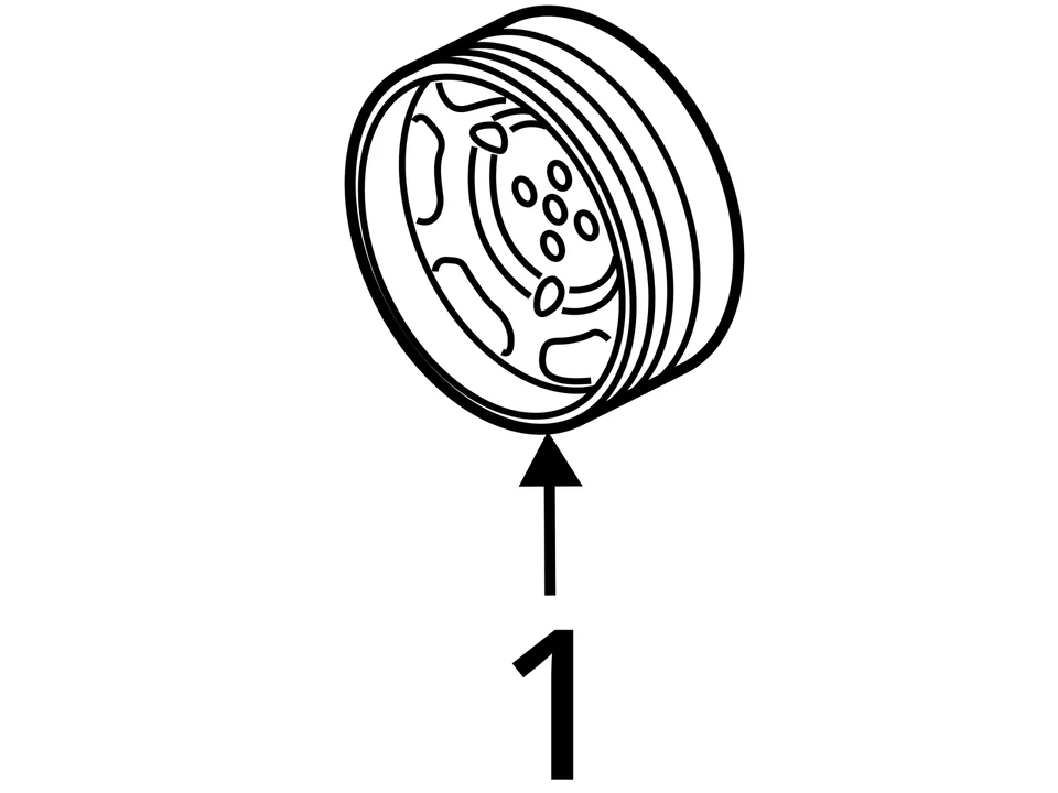 Equilibrador armónico 6,7 L para camioneta Ford F250SD 15-22 3337084 Foto 4 de 4