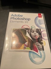 Adobe Photoshop Elements 10 for PC  Mac - Serial Number Included - Used