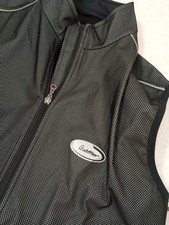 Löffler Fahrradweste XL Weste Fahrrad Windstopper schwarz weiße Punkte Stretch