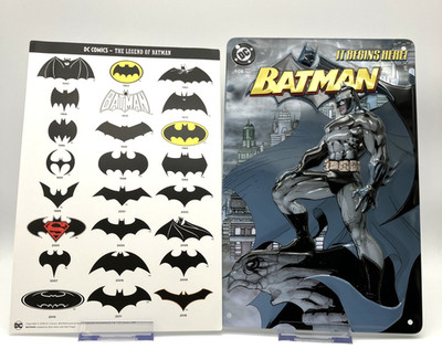 DC Comics Batman #608 Reproduction Cover Tin Poster & Evolution Poster 1940-2016