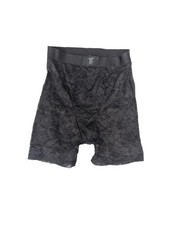 Victoria's Secret VS Black Floral Lace Logo Boy Brief Boxer Short XS