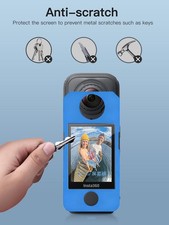 Flex Auto-Align Anti-Glare Tempered Glass Cover Compatible with Insta360 X4 Air