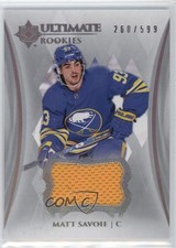 2023 Upper Deck Ultimate Collection Rookies Jersey /599 Matthew Savoie Matt 0nr3