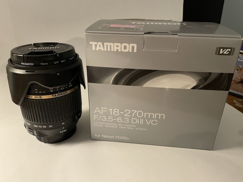 Tamron 18-270mm f/3.5-6.3 Di-II PZD VC AF Lens For Nikon