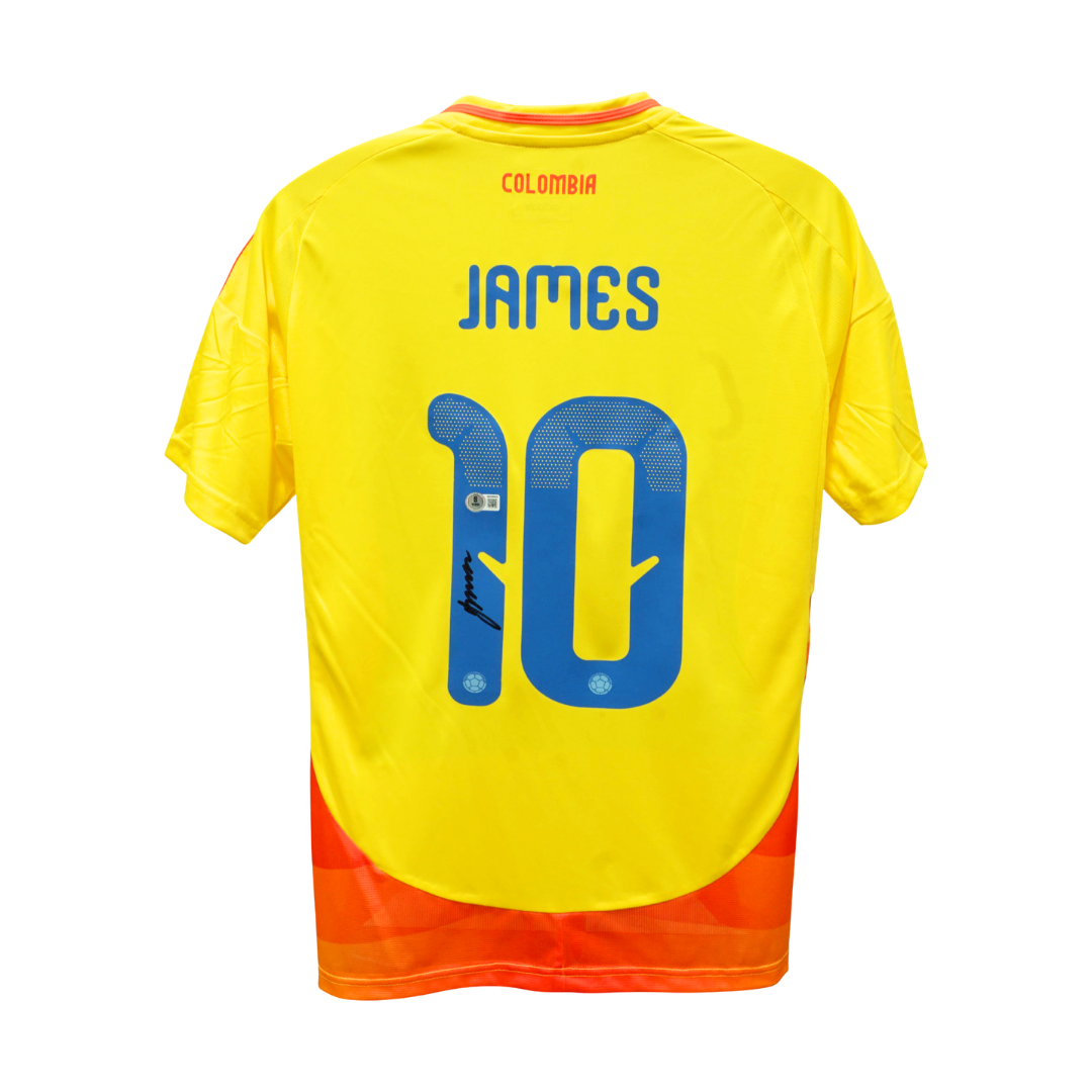  コロンビア代表 JAMES 10 ユニフォーム James Rodriguez Signed Colombia Soccer Jersey #10 with Beckett