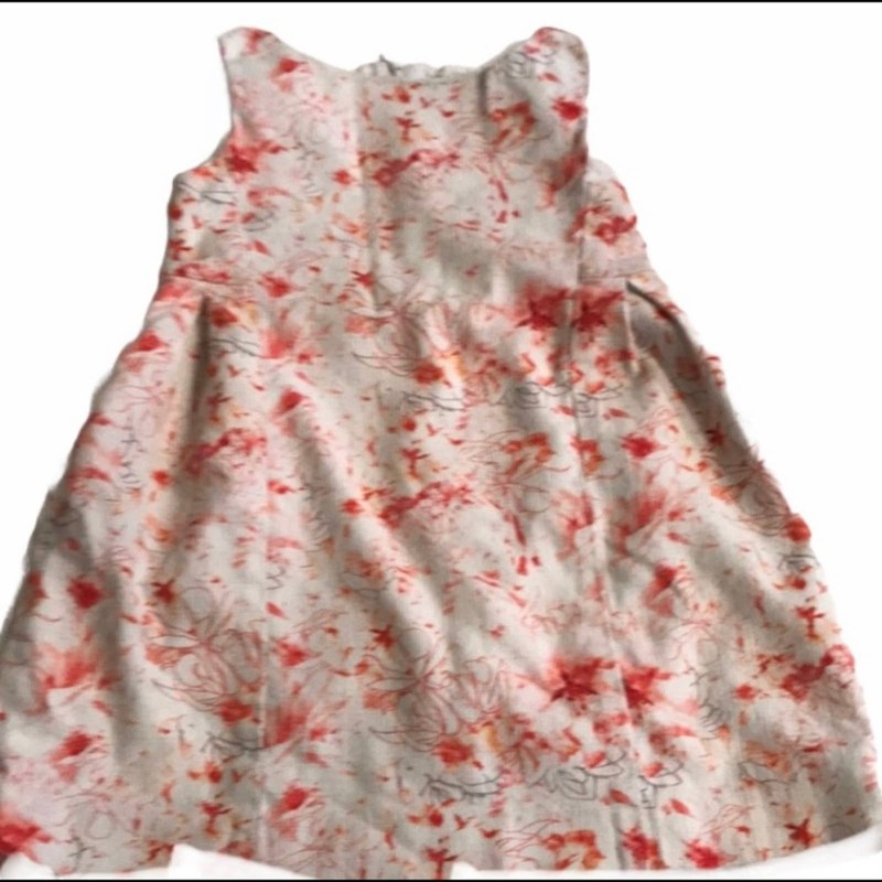 Zara girls floral print sleeveless dress size 6