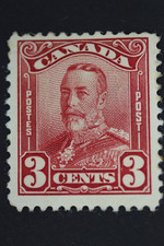 Canada #151 MH 1928 3c KG V Scroll Issue Mint Hinged VF