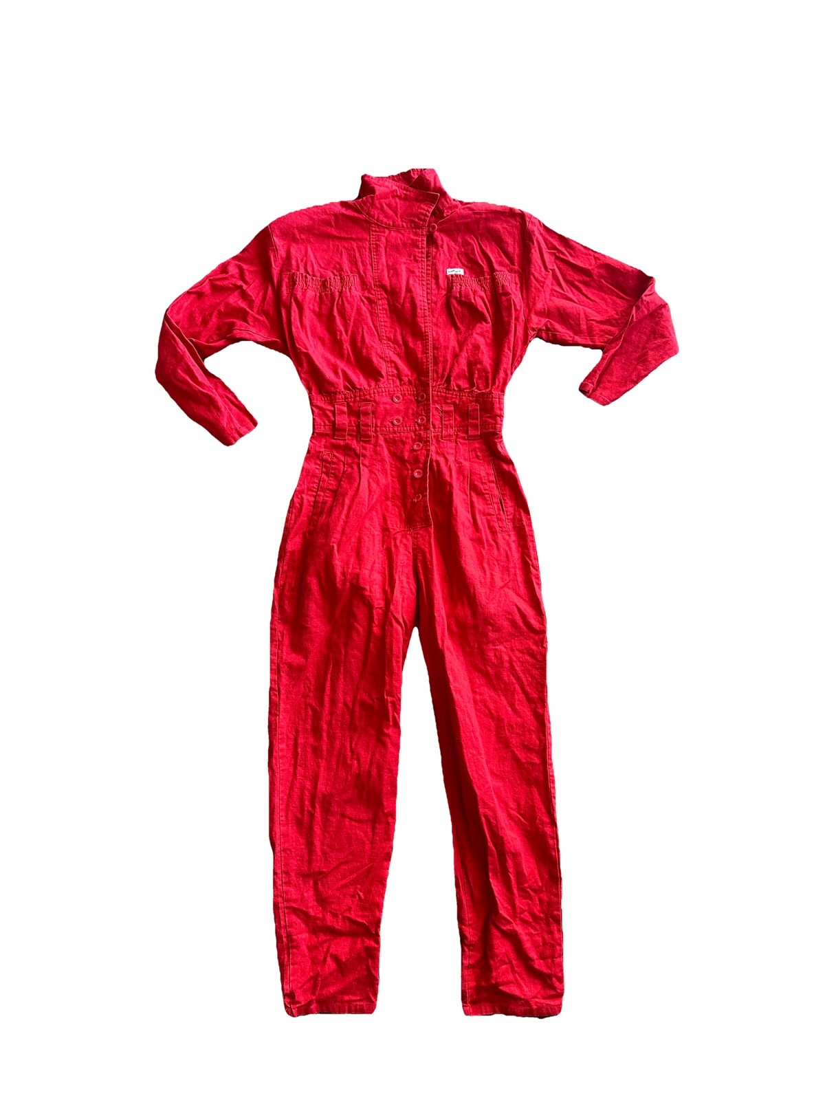 Vintage 1980’s Nok Nok Red Jumpsuit Size M