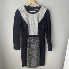 Rachel Roe Dress Womens Formal Workwear Office Size 2 Black And White Classic