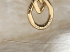 Long Sterling Silver Gold Vermeil Necklace Twisted Herringbone Chain HCT 925 4mm — photo 3