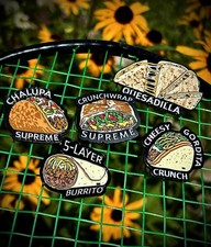 Taco Bell Sombrero Prendedores Crunchwrap Supreme Chalupa 5 Capas Burrito Gordita Quesadilla