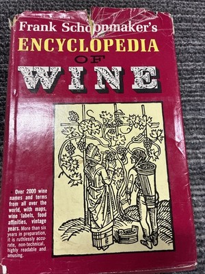 Frank Schoonmaker s Encyclopedia of Wine Rare First Edition 1964 HBDJ