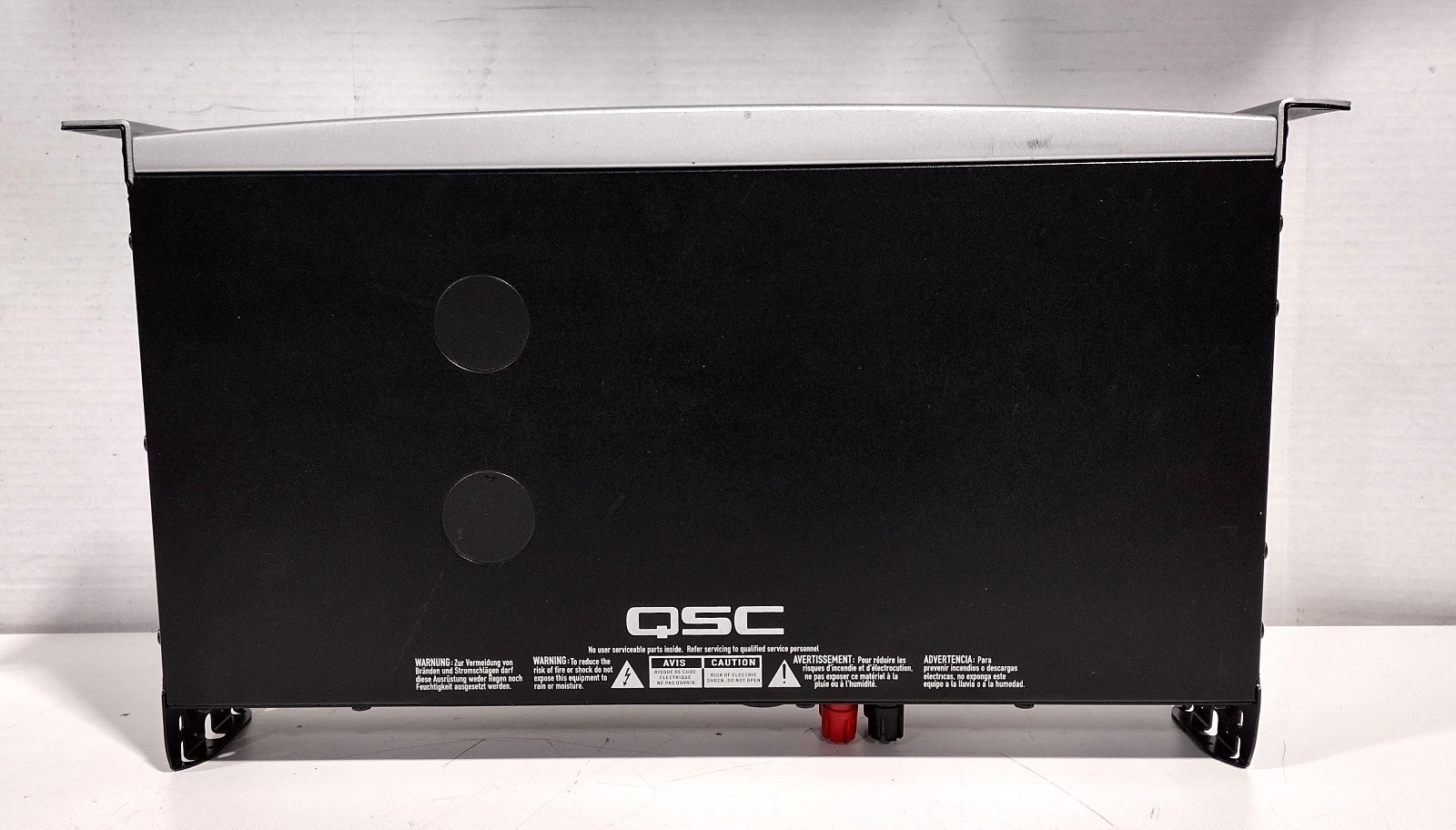 QSC GX3 Two Channel 425W Per Channel 4Ω Stereo Power Amplifier - Untested