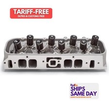 Edelbrock 60459 One Natural Aluminum Bbc Performer Rpm 454-o Cylinder Head - As