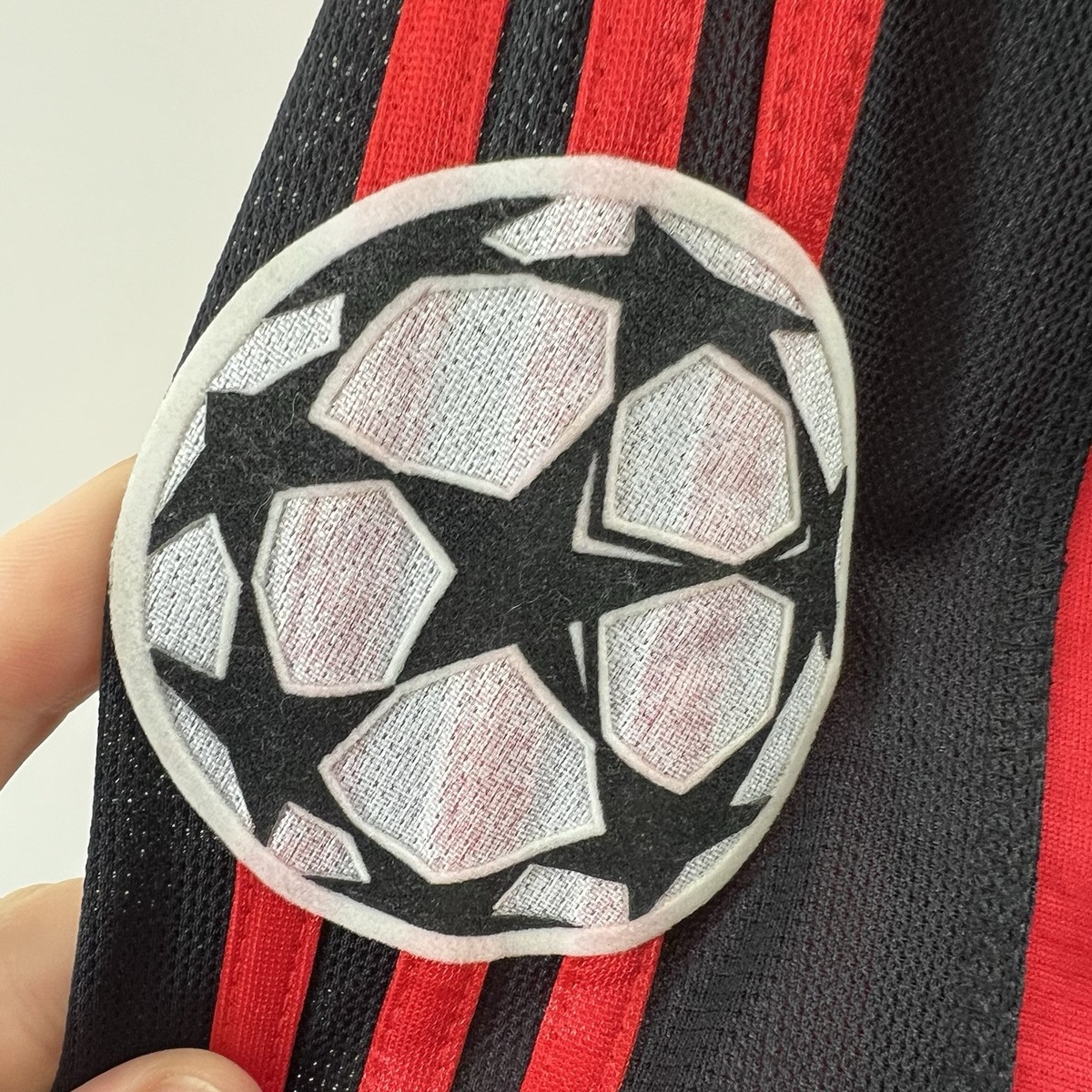 DOARAT ロゴクッション 赤 黒セットused AC Milan Matchworn Kaka 22 CL L/S Home Football Shirt 2003/04 (XL