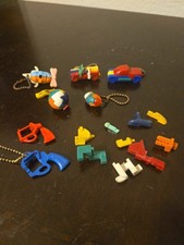Set of 5 Vintage 1960s Gumball Prize Keychain Puzzles And Extra Pieces Toys