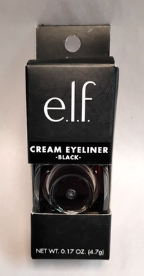 e.l.f. Cream Eyeliner Black NEW in box 0.17oz for Smooth lines/Smudge proof