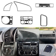 9x Carbon Fiber Dash Set Interior Cover Trim Kits For Bmw 3 Series E36 1991-1999 9x Carbon Fiber Dash Set Interior Cover Trim Kits For Bmw 3 Series E36 1991-1999