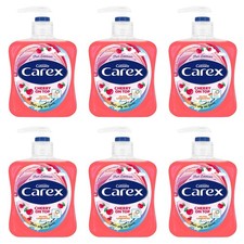Carex Cherry On Top Anitbacterial Handwash 6x250ml 6.11 per litre