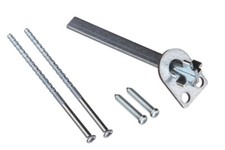 Scandinavian accessory set, cross, screws, plate for Assa, Dorma, Yale lock