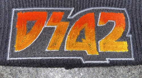 DSQUARED2 F/W 2018 Kiss Laine Chapeau Bonnet en Tricoté Tricot Rock Star - Photo 2 sur 4