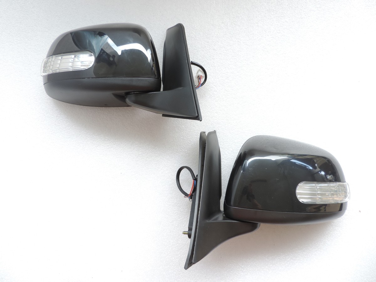 Manual Mirror Folding Turn Signal LH & RH Pair Set for 07-13