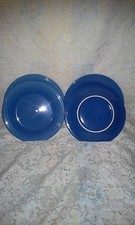 4 DINNER PLATES lapis blue HOMER LAUGHLIN FIESTA WARE 10.5" NEW