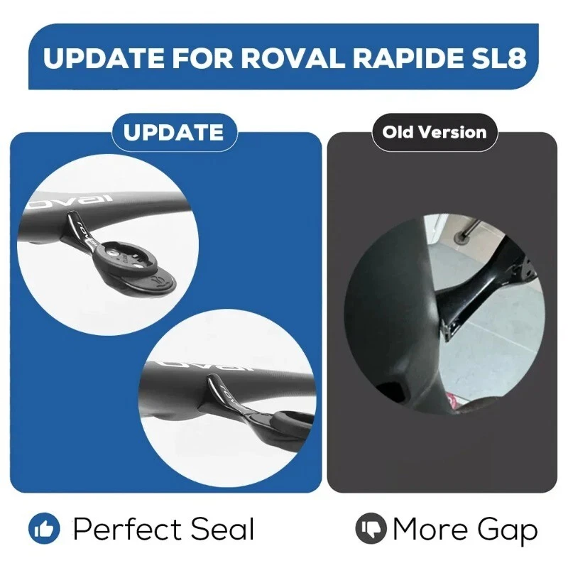 Full Internal Cable Routing Road Bicycle Handlebar Carbon Integrated Handlebar - Image 3 of 4