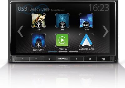 ZENEC Z-N538 2-Din Autoradio, Infotainer, Multimediasystem Touchscreen, CarPlay