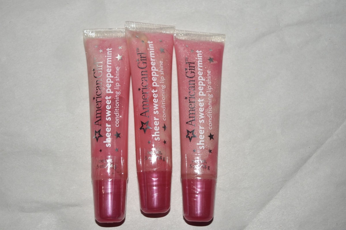 3X Bath & Body Works American Girl lip shine gloss Sheer