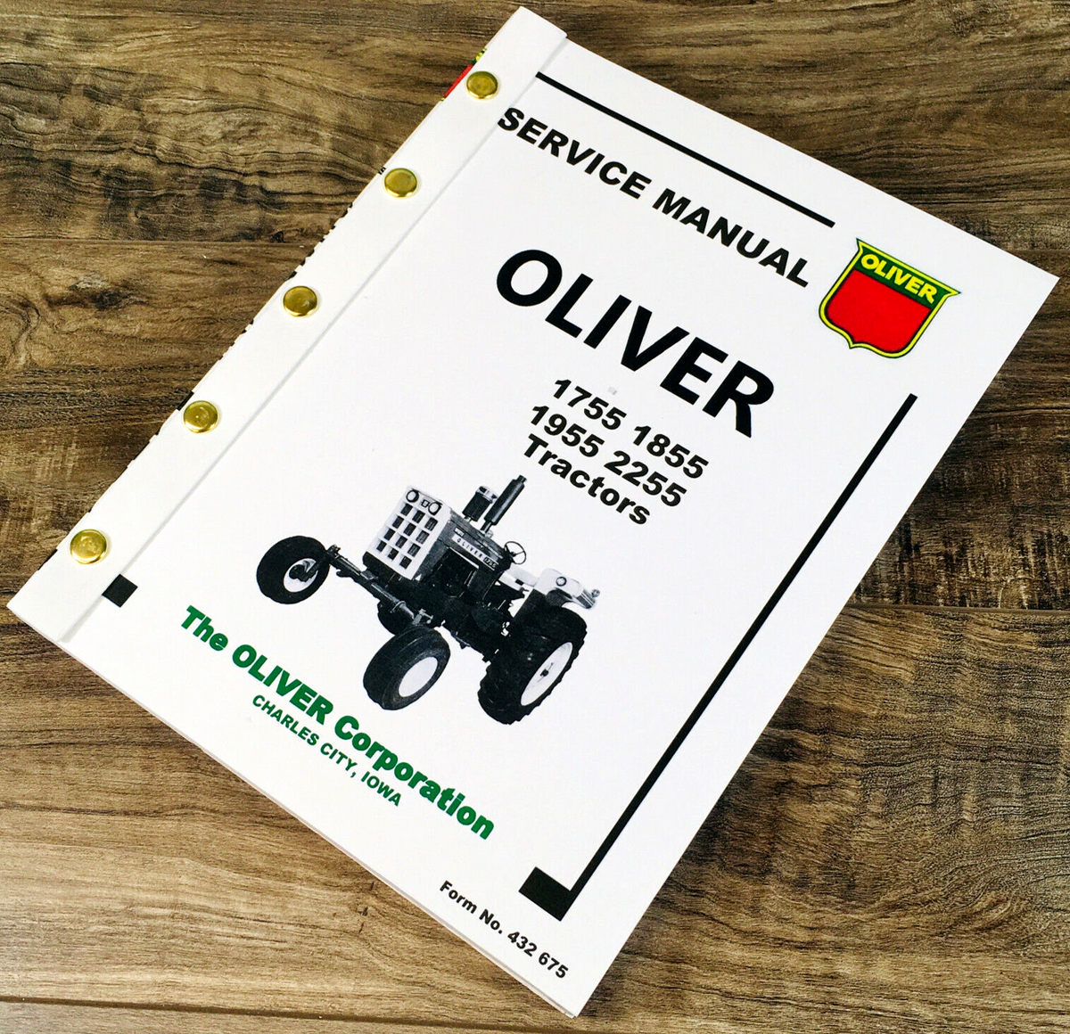 Oliver 1755 1855 1955 2255 Tractor Service Manual Repair Shop