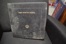 EARLY 1950's SHELL MOTOR OIL JOBBER MARKETING PROGRAM BINDER, 279 PAGES! RARE!