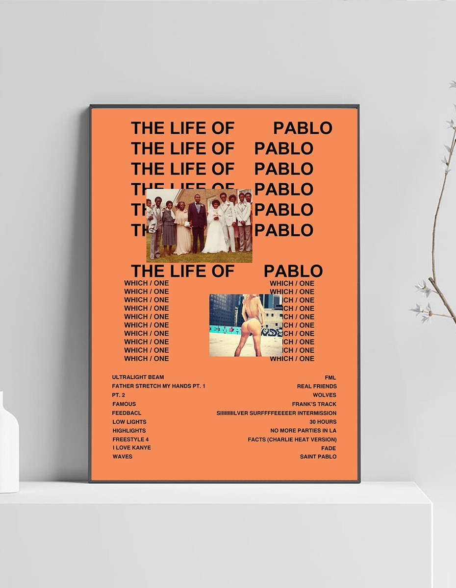 Kanye West The Life Of Pablo Album Premium Music Poster | Artwork