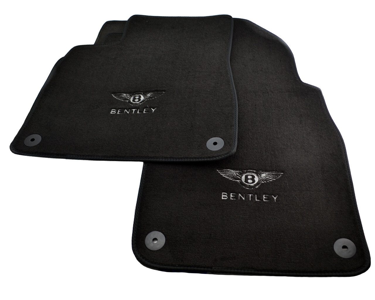 Floor Mats For Bentley Bentayga Tailored Black Carpets Set With Bentley