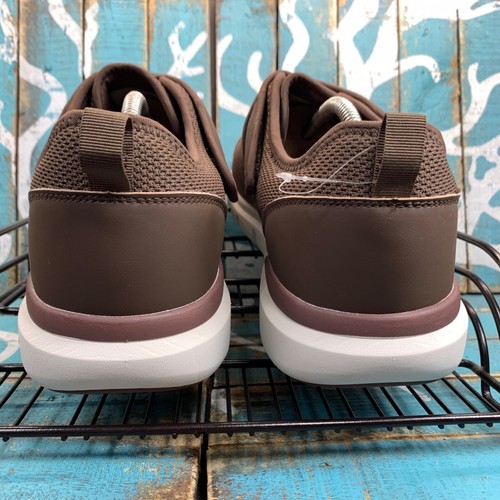 Fitville Brown Marca Hook Loop Strap Easy Top Diabetic Shoes Mens Sz 12.5EW - Picture 5 of 9