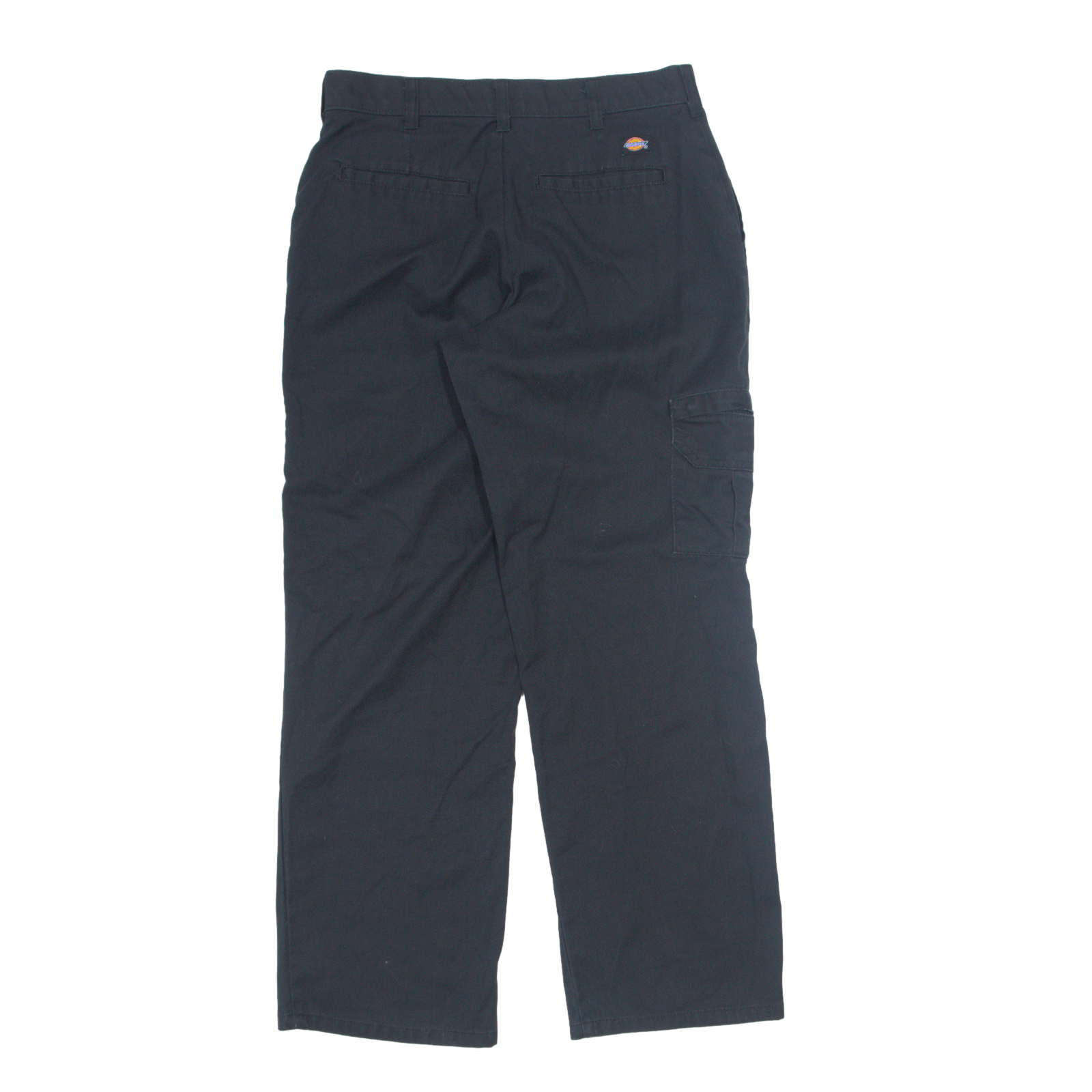 DICKIES Cargo Workwear Trousers Black Regular Straight Womens W28 L28