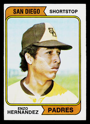 1974 Topps #572 Enzo Hernandez San Diego Padres Baseball Card | eBay
