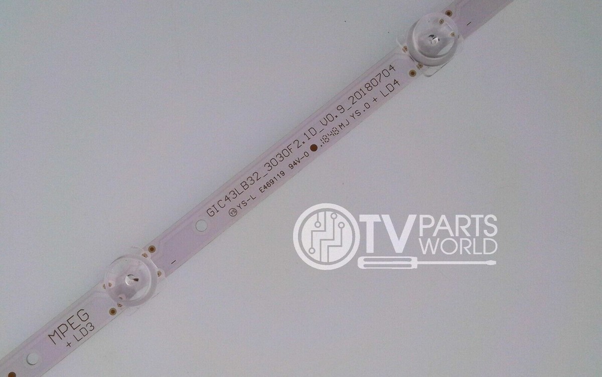 TCL 43S421 LED Light Strip Set of 2 43S421-LLS-A GIC43LB32_3030F2
