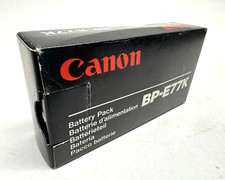 Vintage Nos Canon Bp-e77k Battery Pack Black Rechargeable Ni-cd 6-volt 1000mah